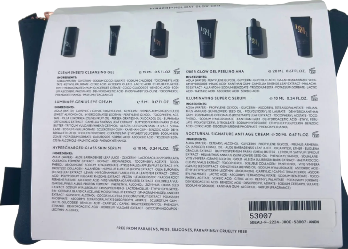 Bynacht Holiday Glow 6 piece Skincare Edit (worth £150)