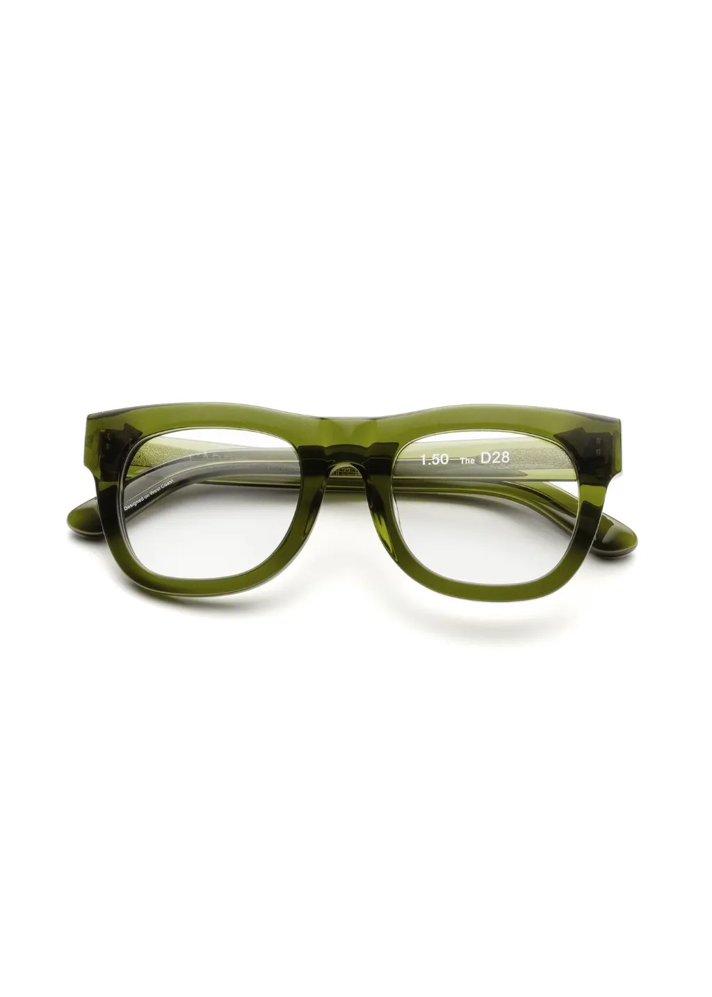 Caddis D28 Reader in Heritage Green