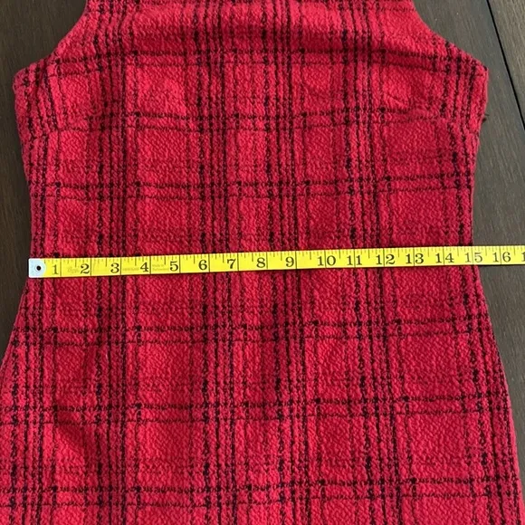 Calvin Klein Plaid Sheath Dress Size 8P New