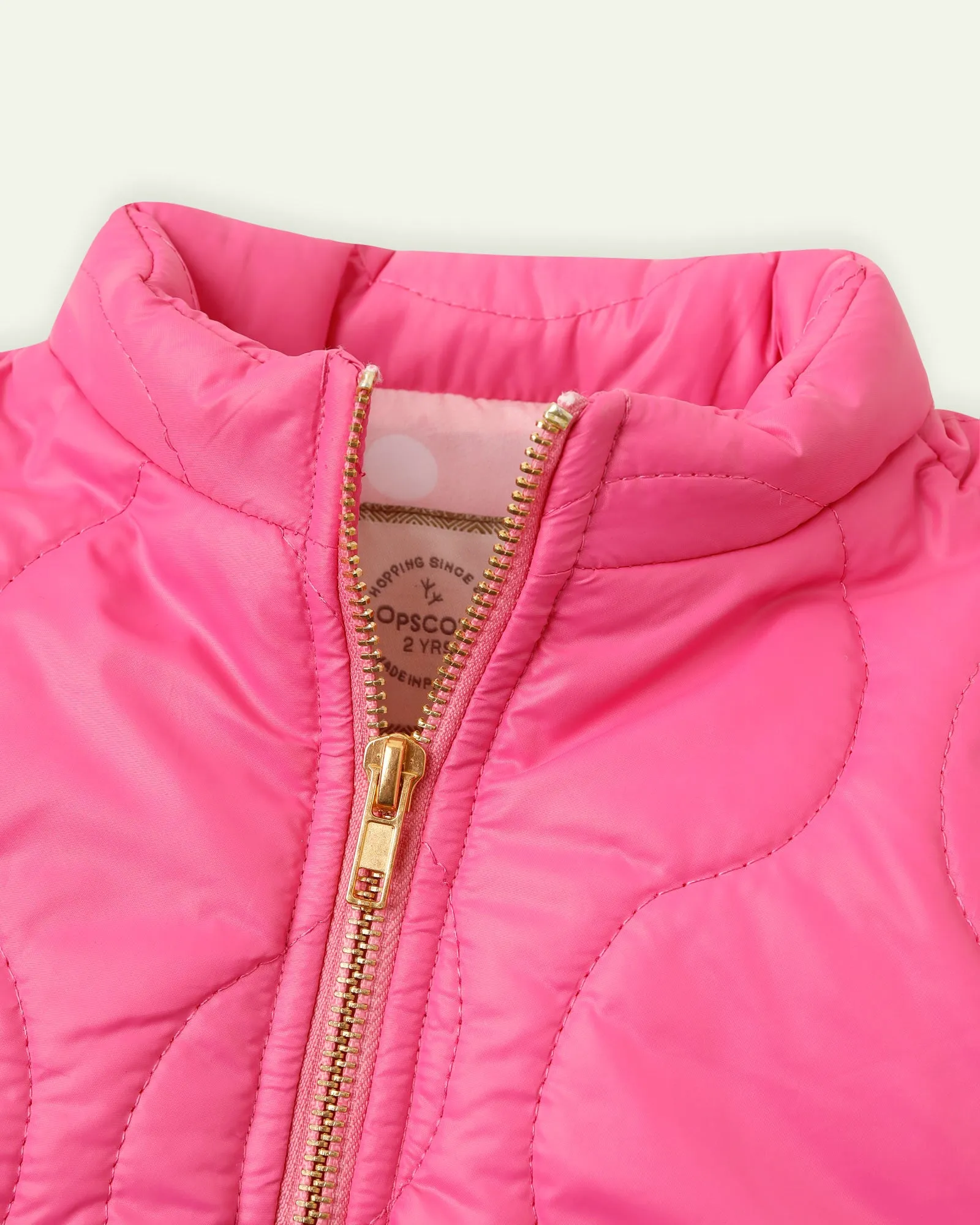 Candy Pink Puffer Jacket