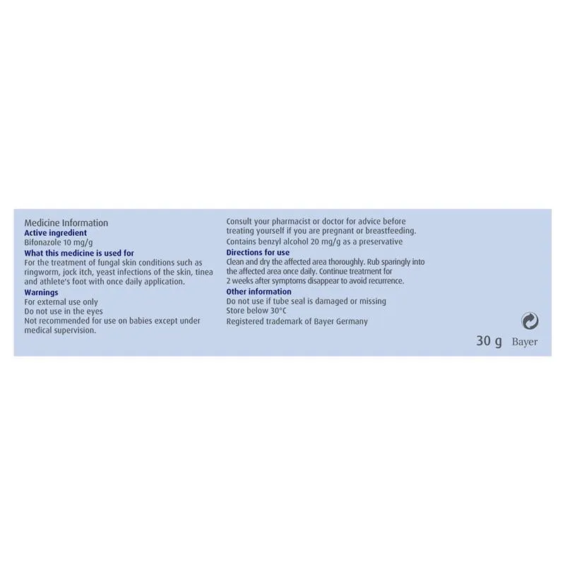 Canesten Once Daily Anti-Fungal Body Cream 30g
