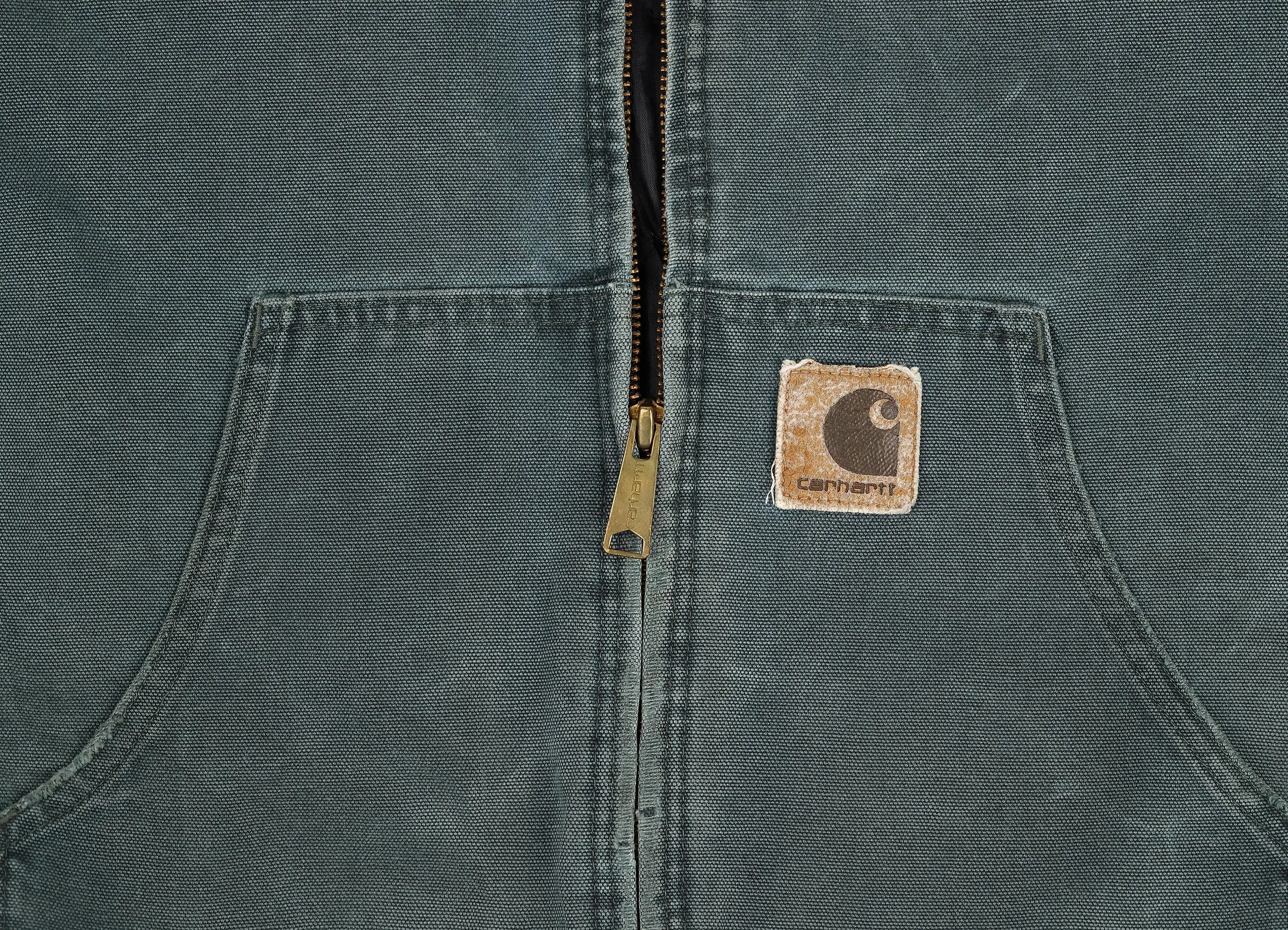 Carhartt Hooded Work Jacket - Green - XL