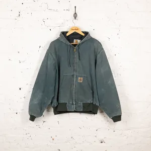 Carhartt Hooded Work Jacket - Green - XL