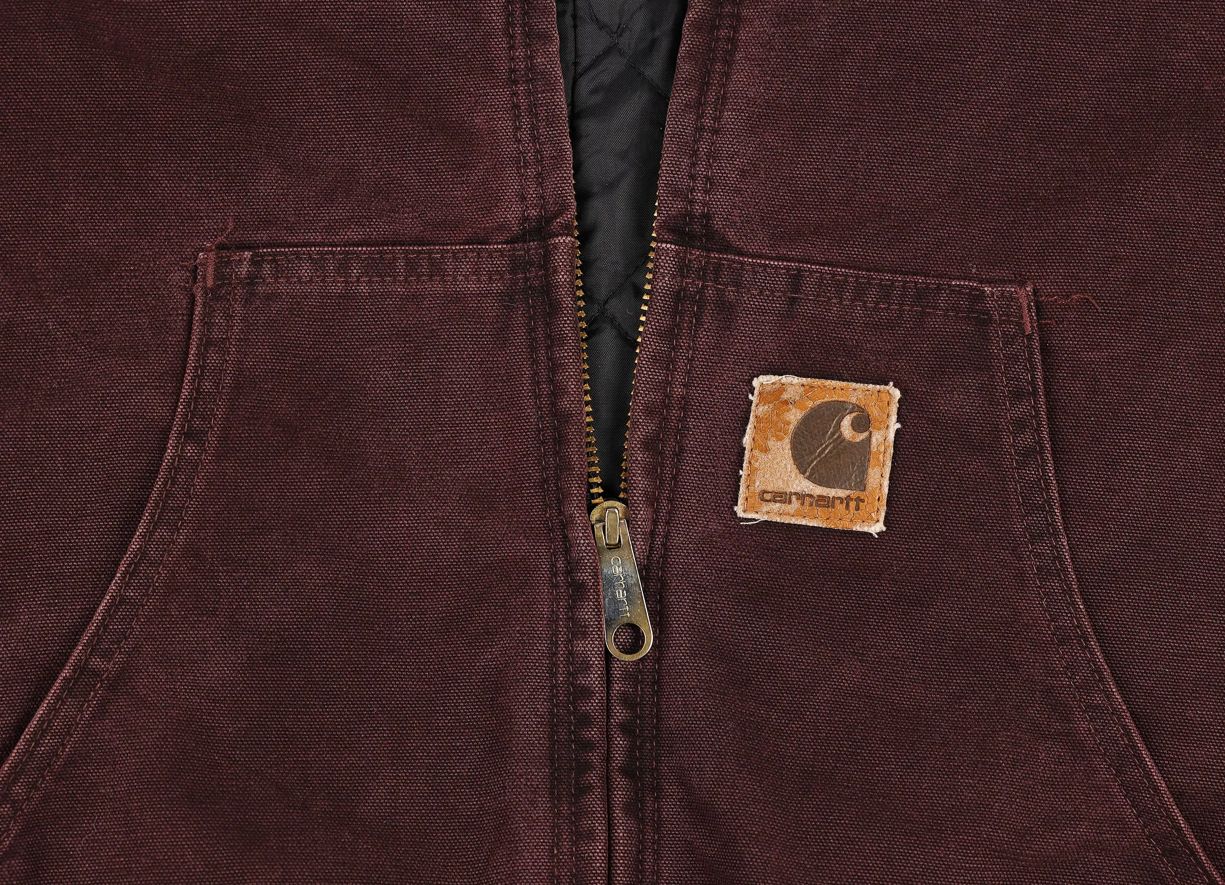 Carhartt Hooded Work Jacket - Maroon - XXL