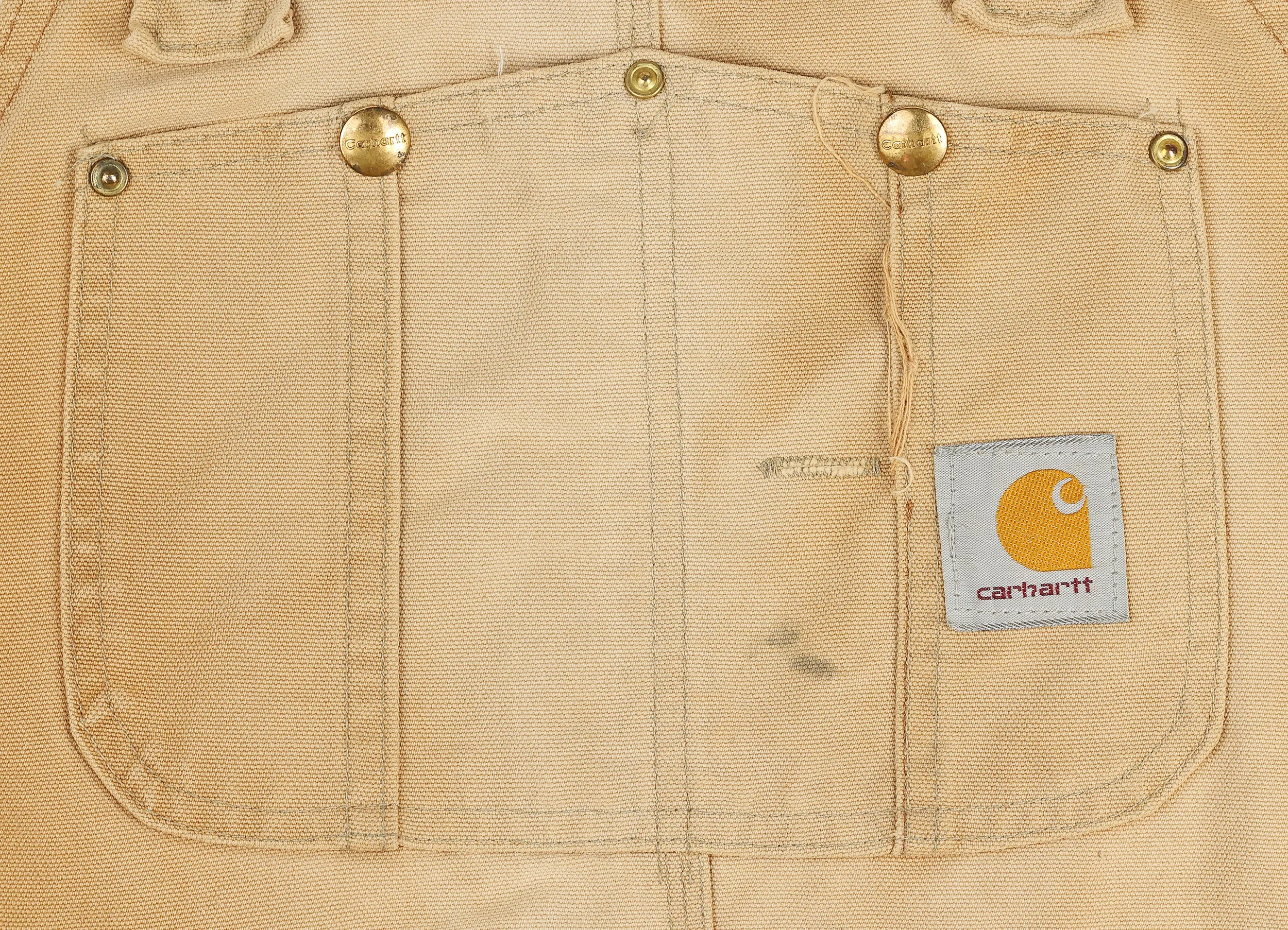 Carhartt Work Double Knee Dungarees - Beige - XXL