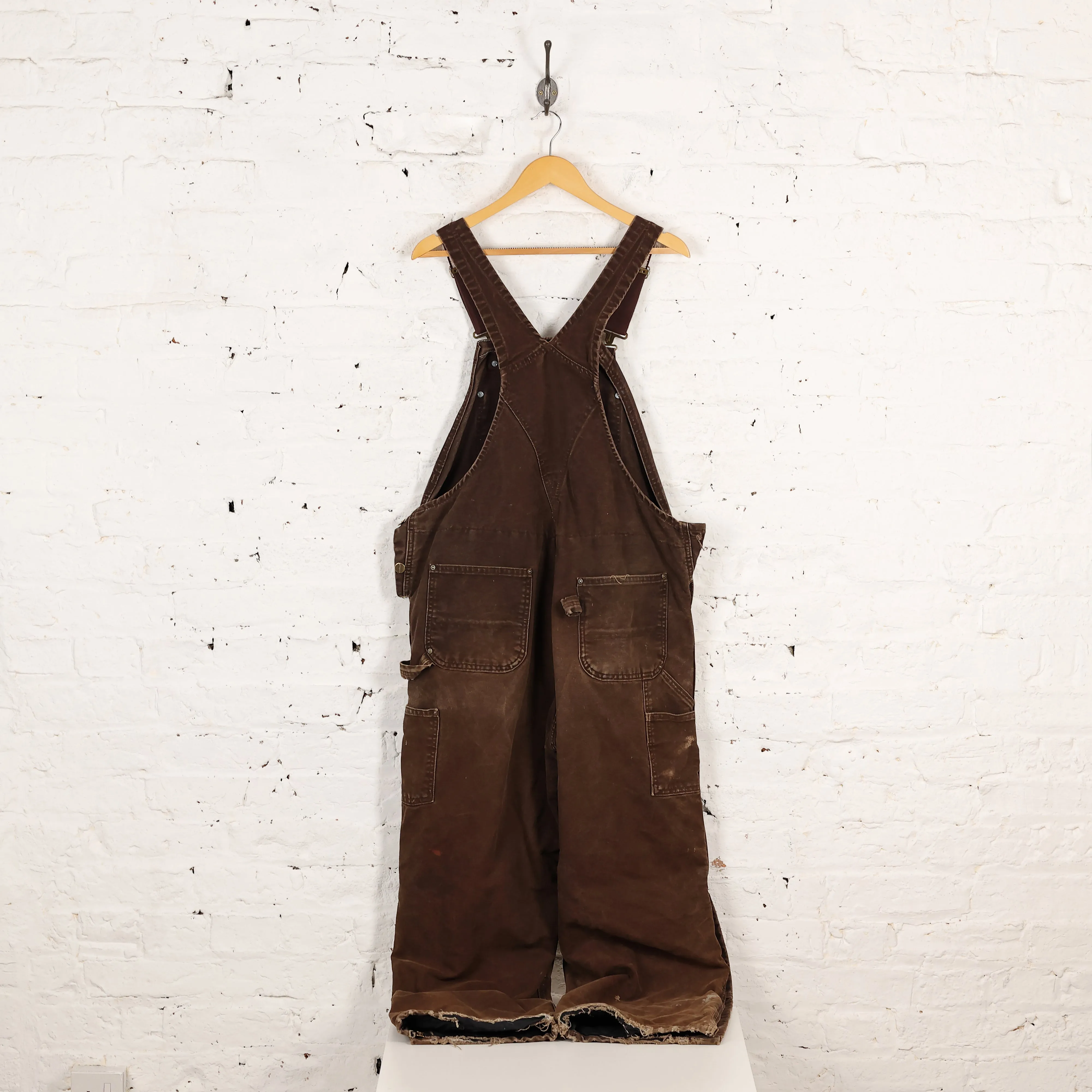 Carhartt Work Double Knee Dungarees - Brown - XL