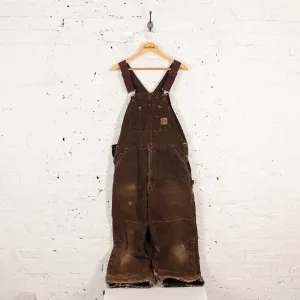 Carhartt Work Double Knee Dungarees - Brown - XL