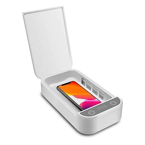 Cell Phone Cleaner,Portable Smart Phone Cleaner Aromatherapy Function Disinfector Phone Cleaner Box Cleaning Device for All Cellphone Toothbrush