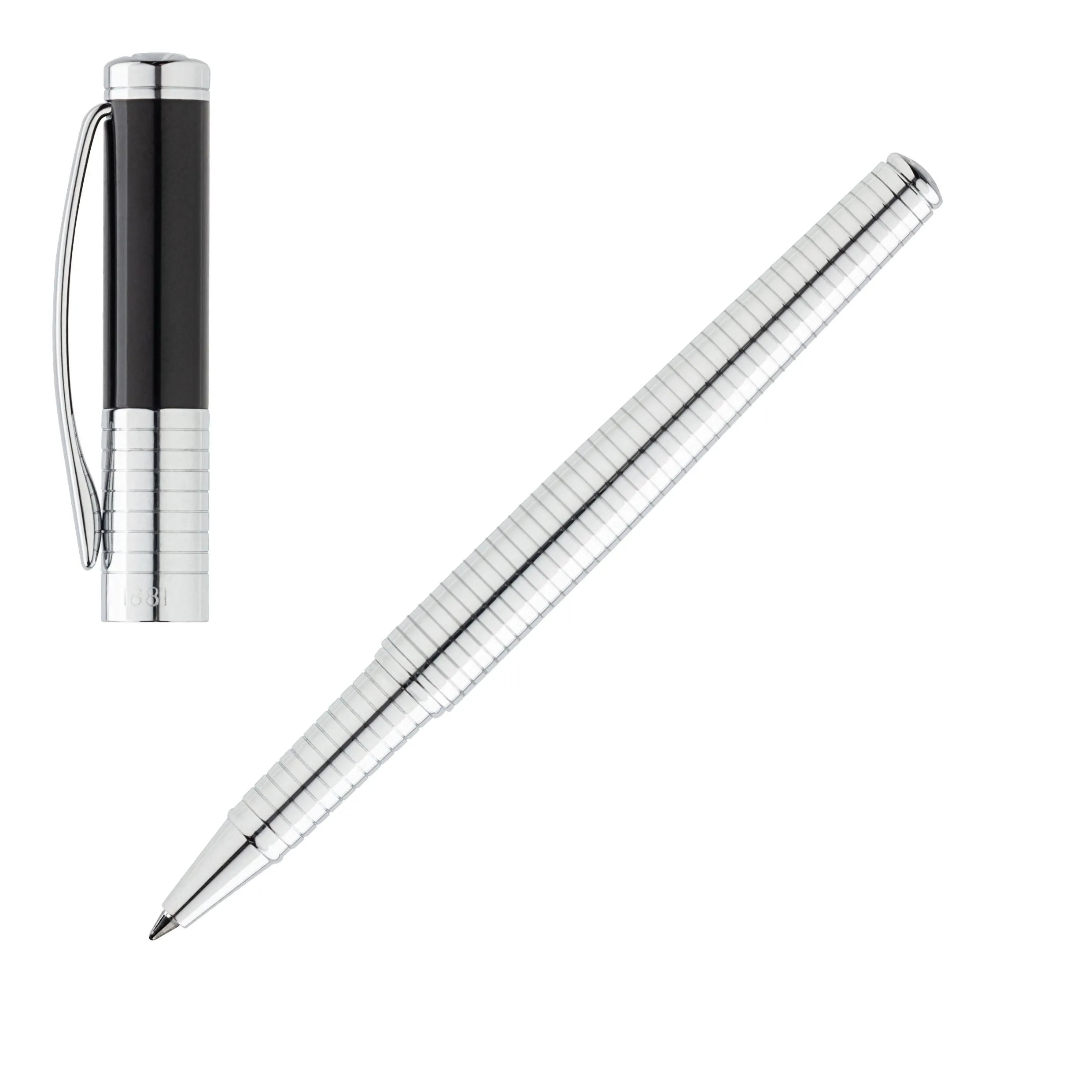 CERRUTI 1881 NSH0635B-Rollerball pen Crosswall Chrome