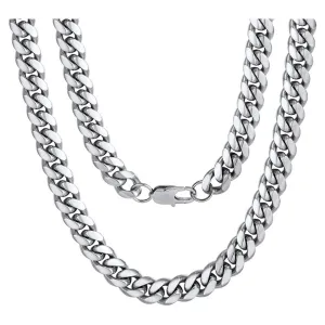 ChainsPro Hip Hop Men Necklace Curb Cuban Chains 20inch 10MM Neck Chain Mens Gifts for Mens