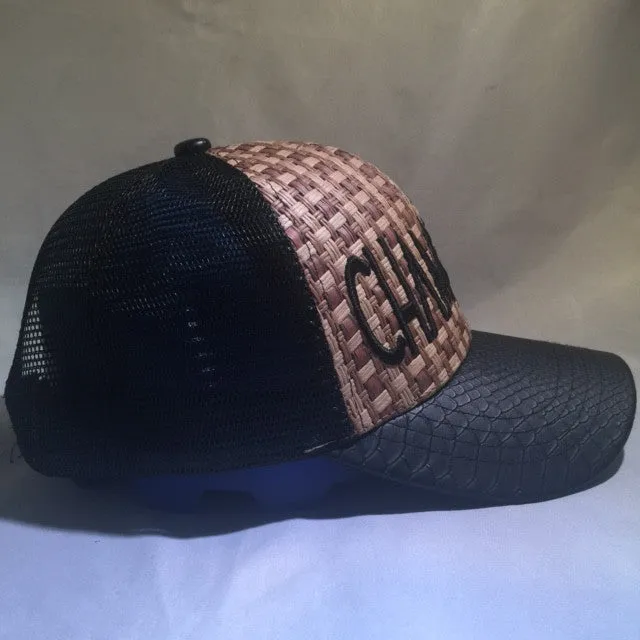 Chamorro Palms Croc Brim Banig Trucker