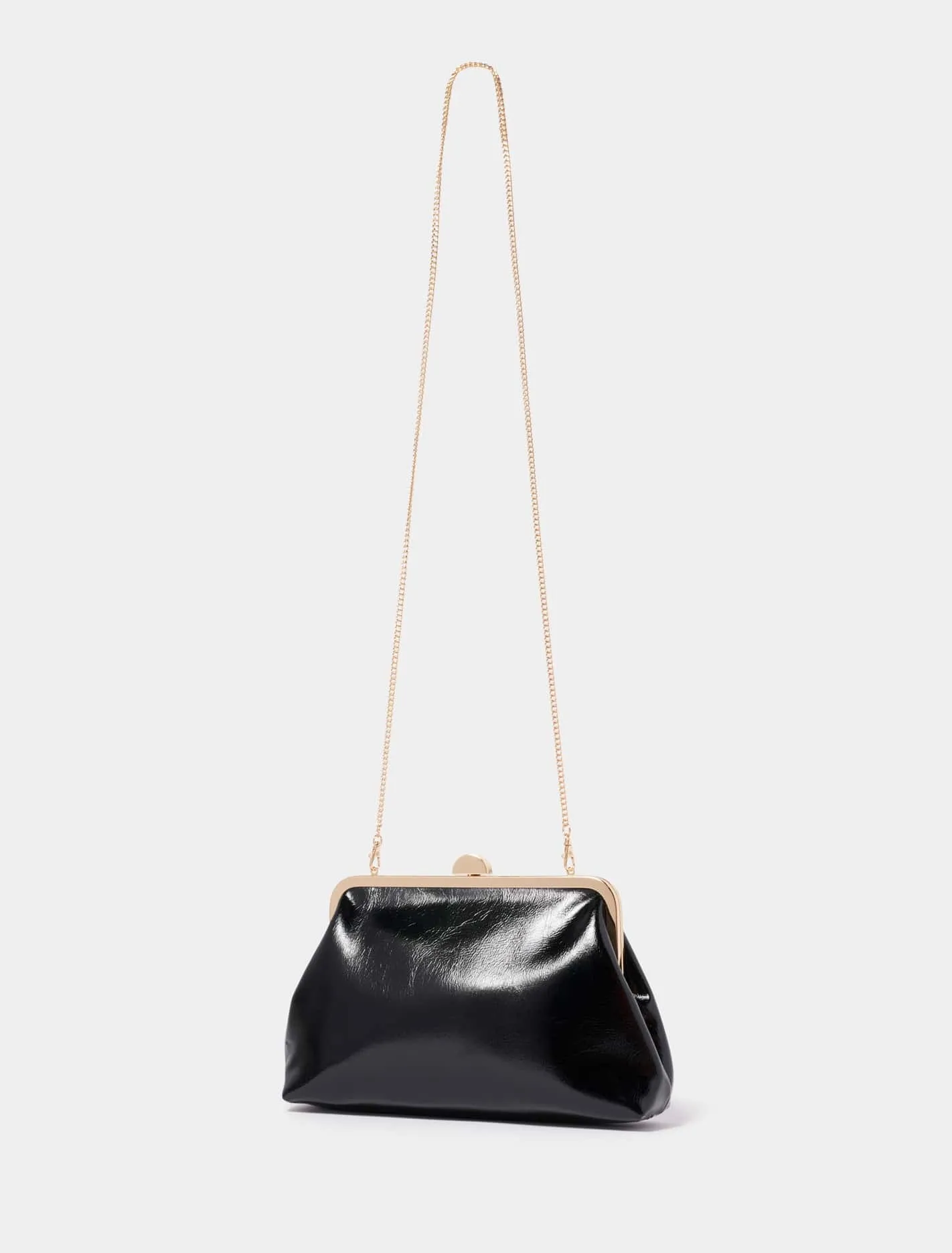 Chloe Curve Frame Clutch