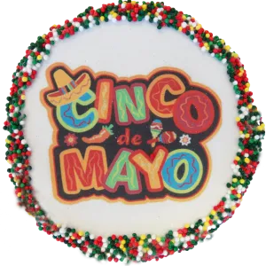Cinco de Mayo Sugar Cookies With Sprinkles