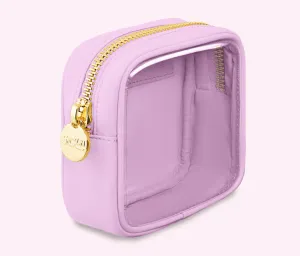 CLEAR FRONT MINI POUCH - GRAPE