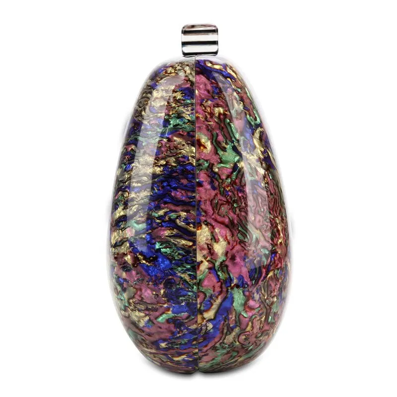 Colorful Hard Acrylic Evening Bag