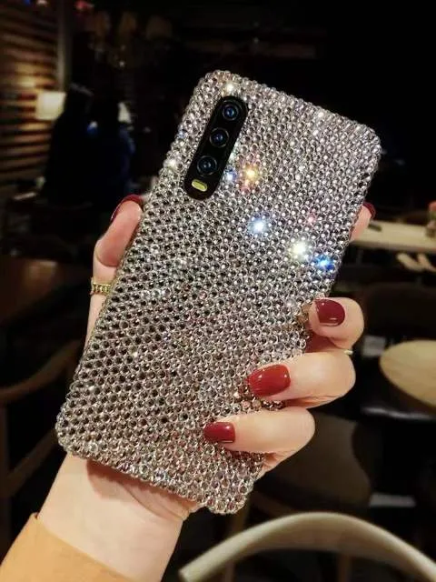 Colorful Sparkling Rhinestone Phone Case For iPhone X to 13