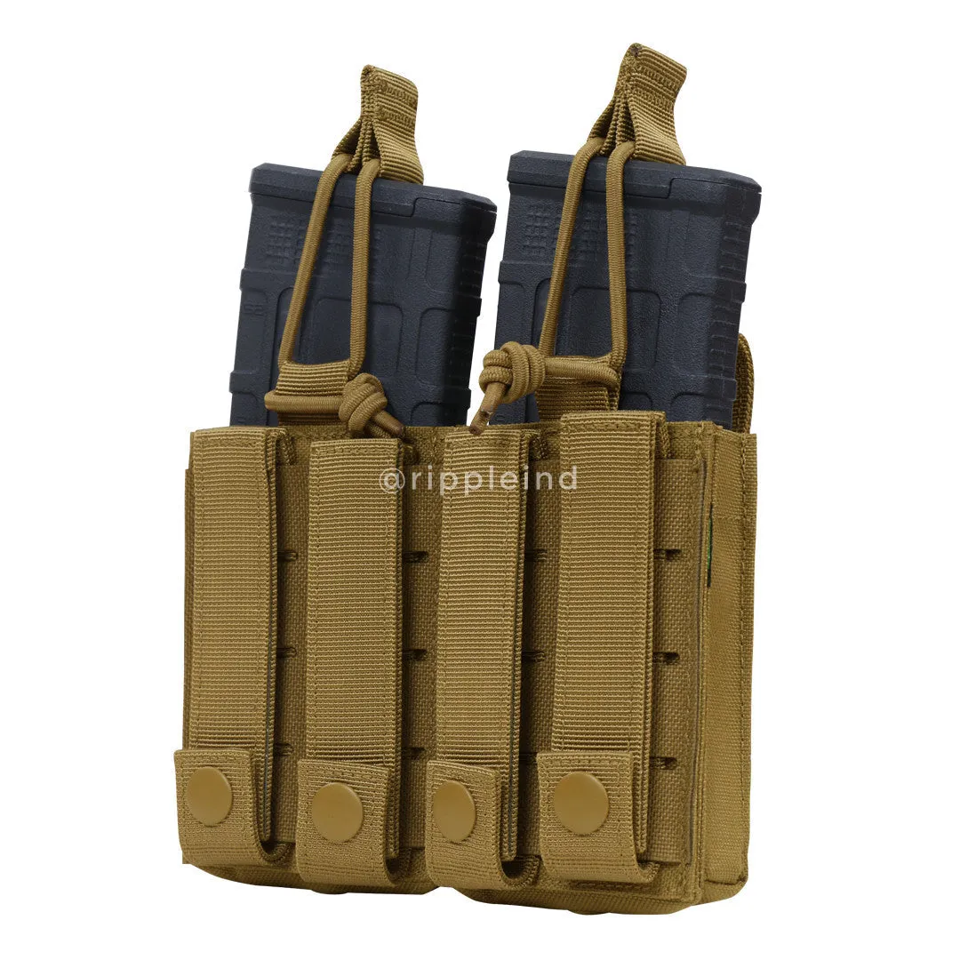 Condor - Multicam Black - Double M4 Kangaroo Mag Pouch - Gen 2