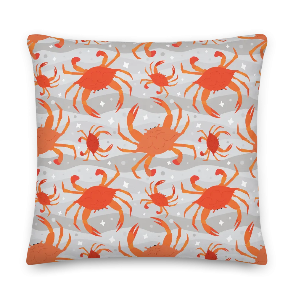 Cooked Crabs Pillow
