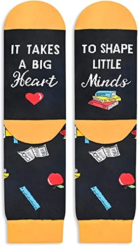 Cool Gifts for Teachers, Cute Teacher Gifts, Teacher Socks for Men Women, Funny Teacher Gifts, Appreciation Gifts for Teachers Men Women