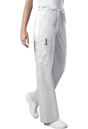 Core Stretch 4043 Unisex Drawstring Cargo Pants White