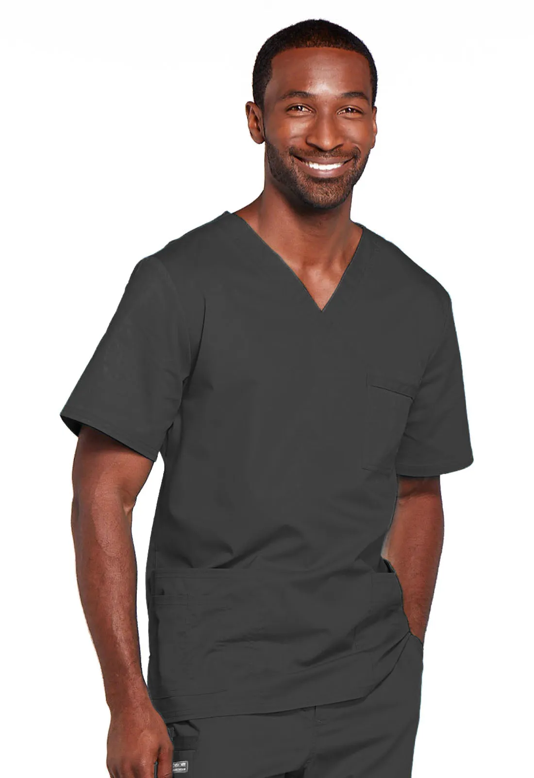 Core Stretch 4725 Unisex V-Neck Top Pewter