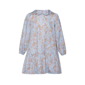 Cotton Dress Snowbell Blue