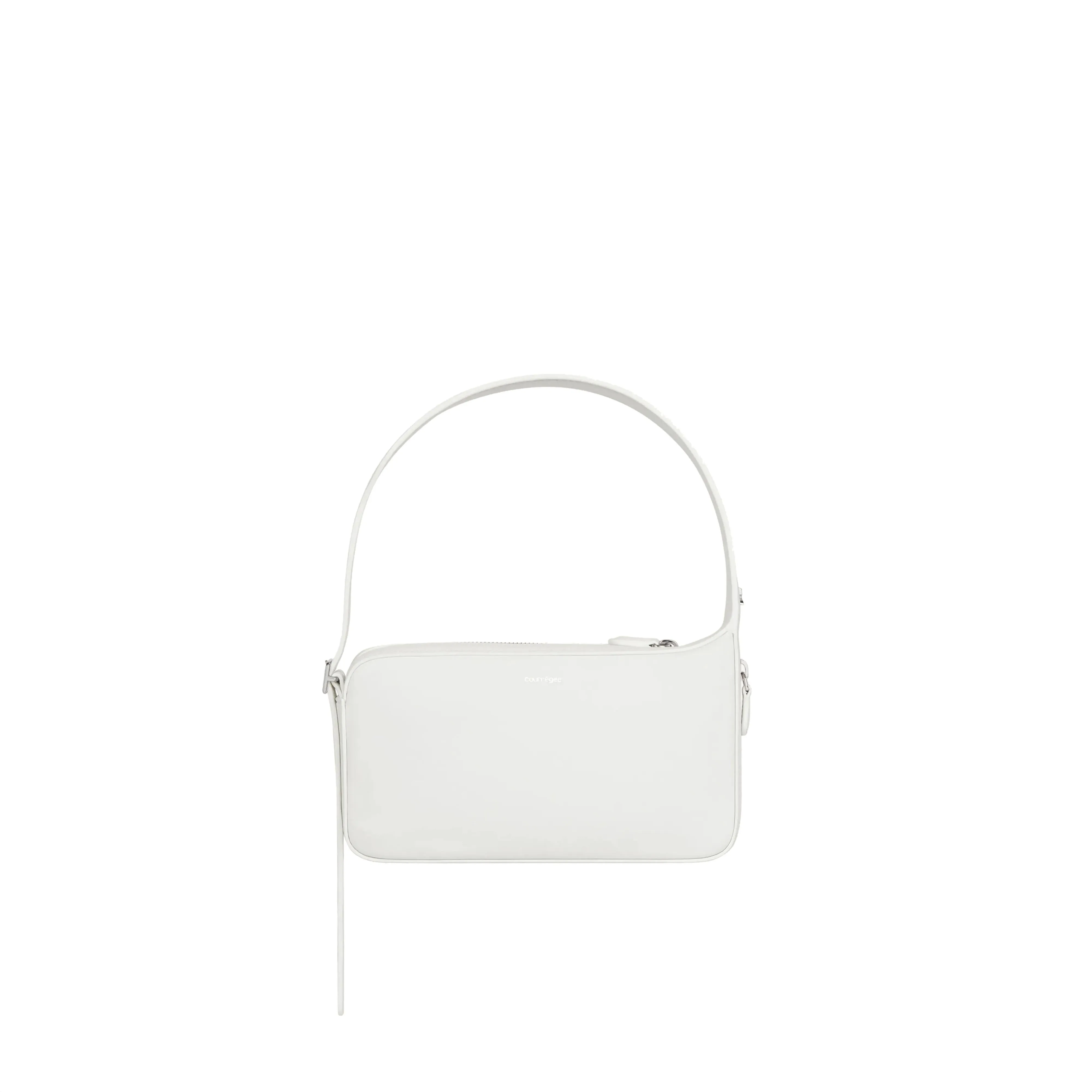 COURREGES Mini Leather Shoulder Handbag