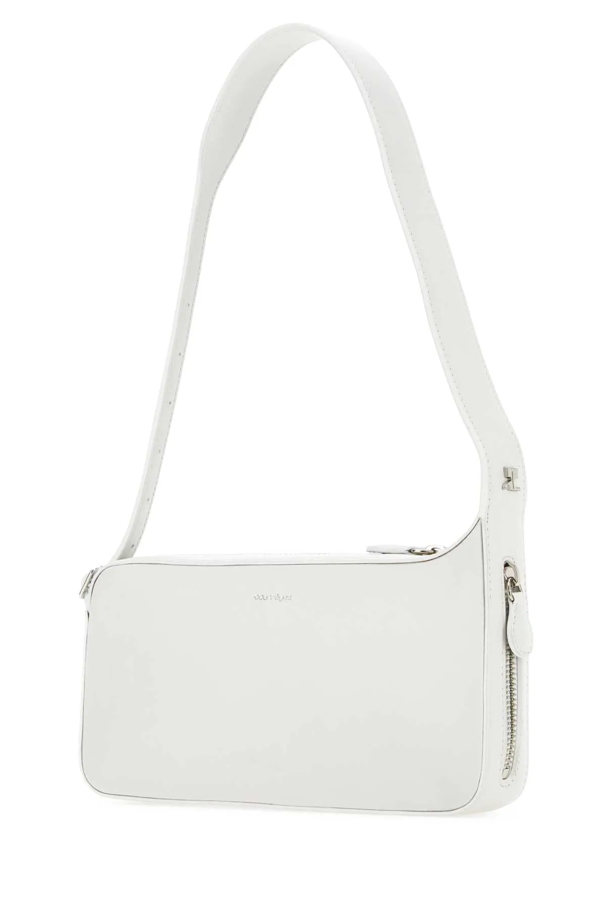 COURREGES Mini Leather Shoulder Handbag