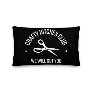 Crafty Bitches Club Pillow
