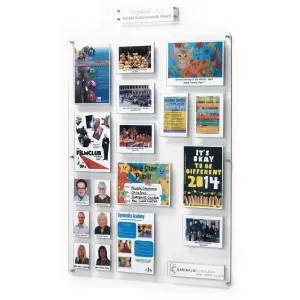 Crystal Wall - School Bulletin Board (Portrait) 900x1200mm