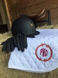 Customizable Heavy Duty Saddle Pad- Team Patch or Monogram
