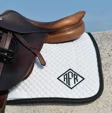 Customizable Heavy Duty Saddle Pad- Team Patch or Monogram