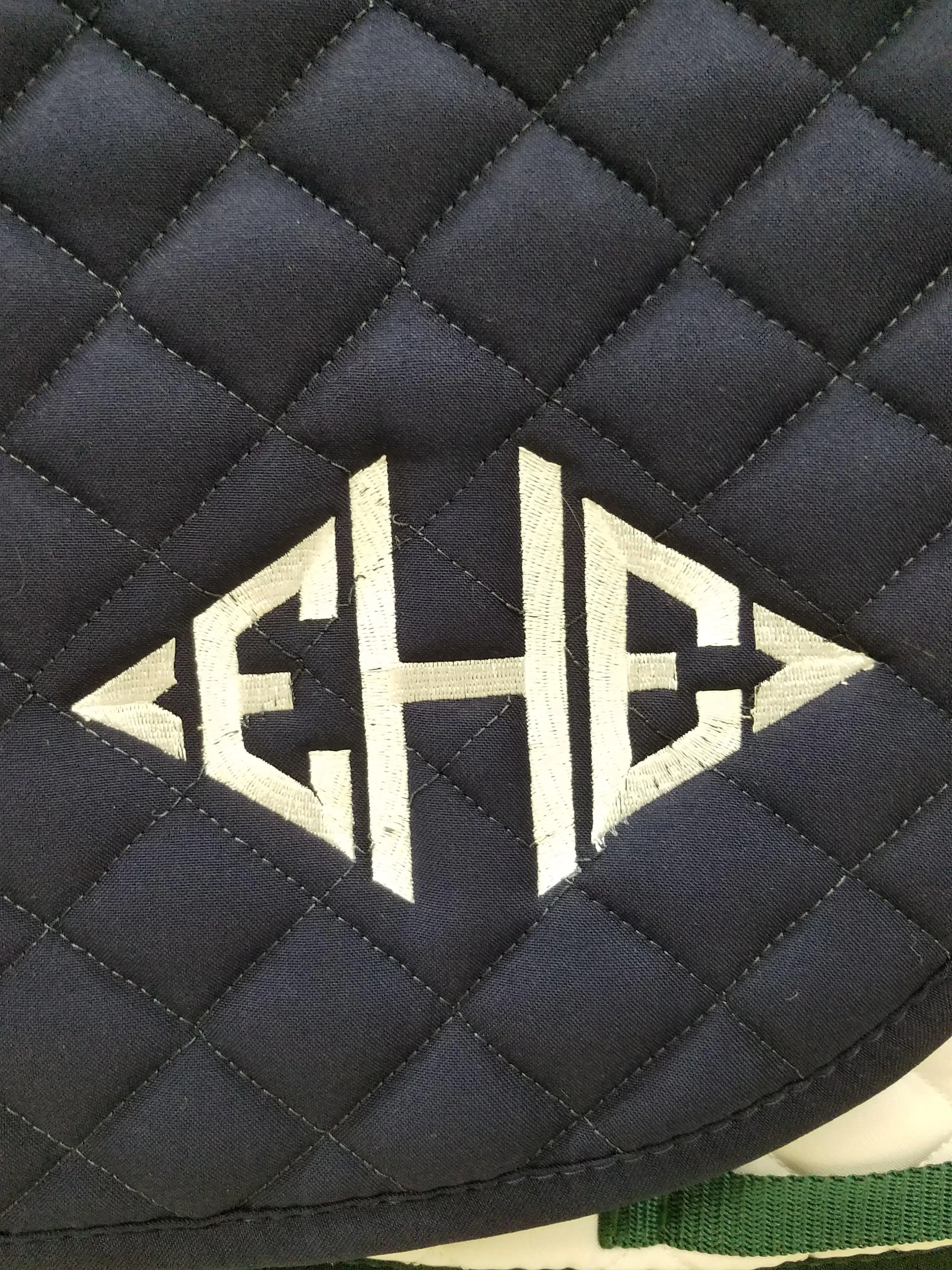 Customizable Heavy Duty Saddle Pad- Team Patch or Monogram