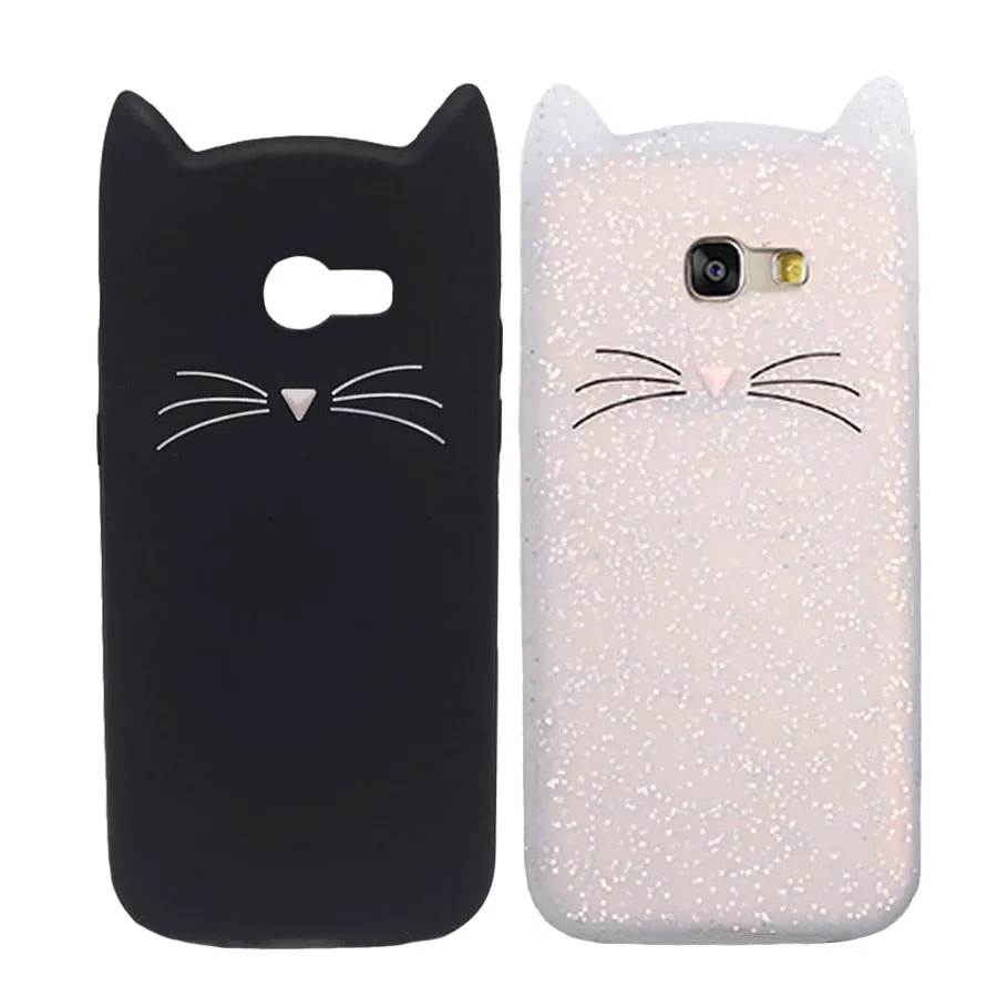 Cute Cat Soft Phone Case For Huawei