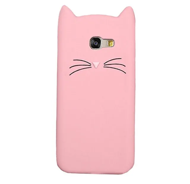 Cute Cat Soft Phone Case For Huawei