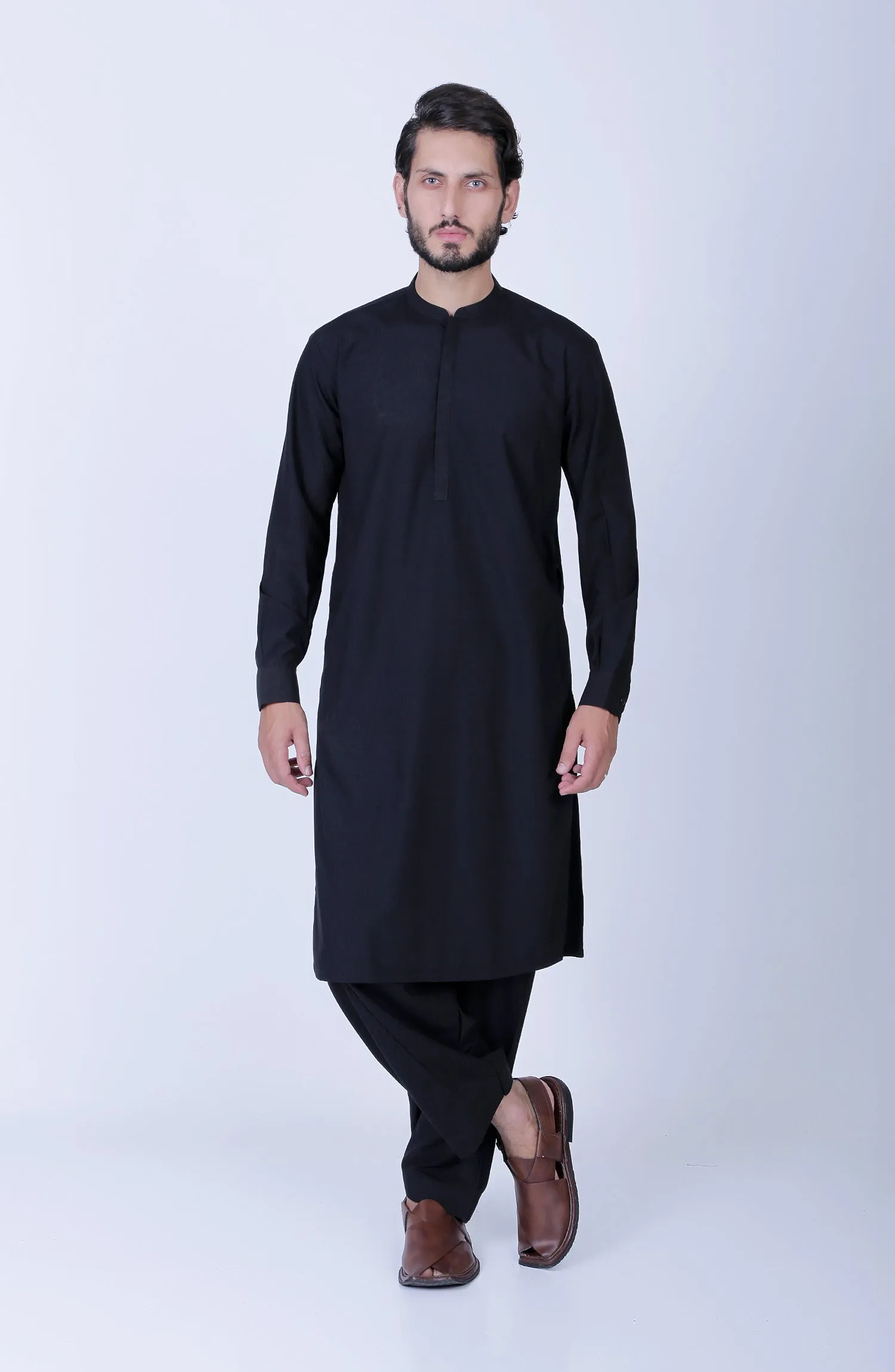 Cvc Hidden Placket Mens Suit