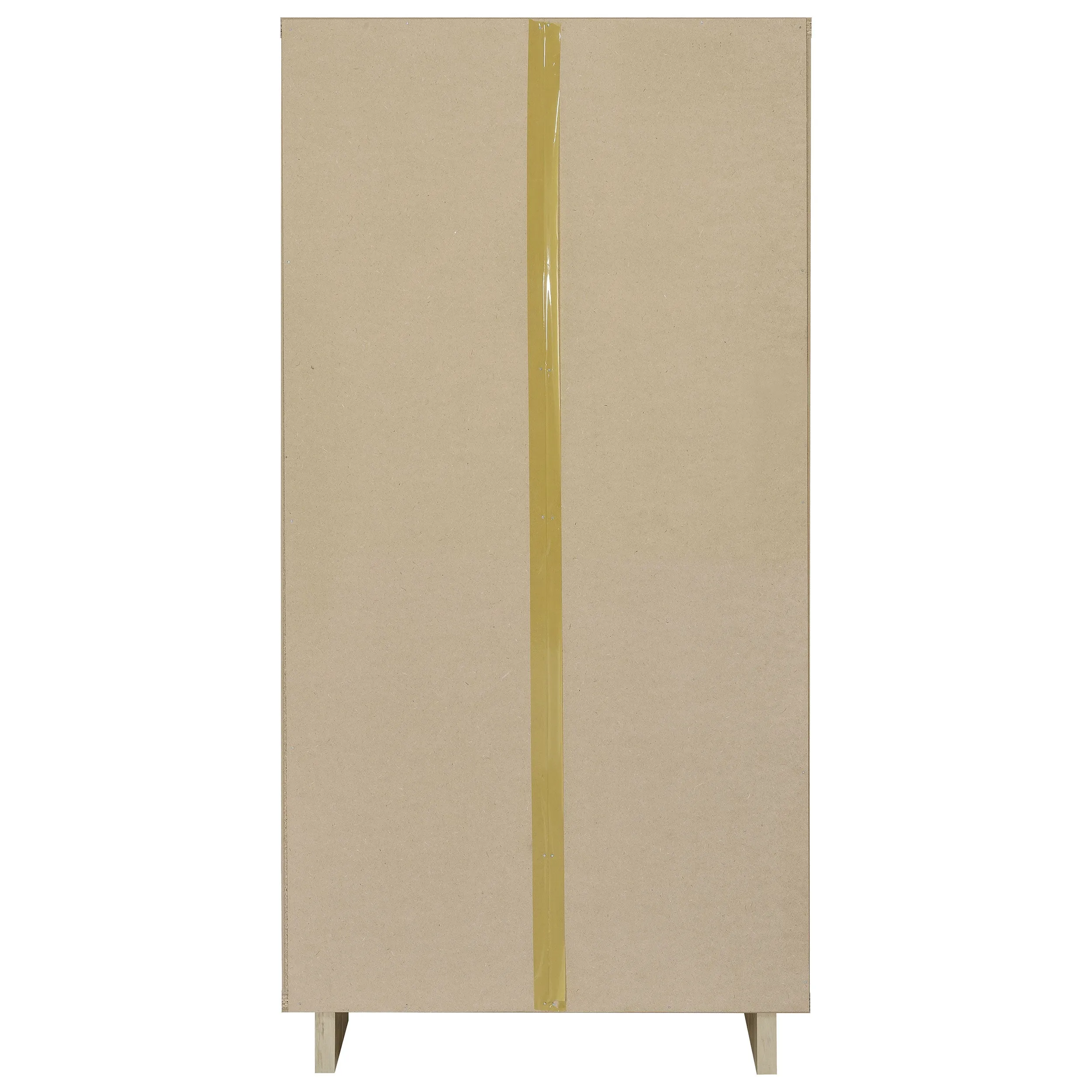 Dalton 65-inch 6-shelf Bookcase White and Distressed Pine