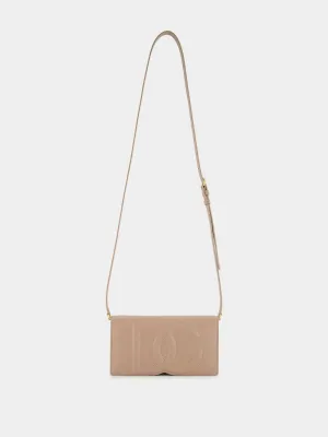 DG-Logo Leather Shoulder Bag