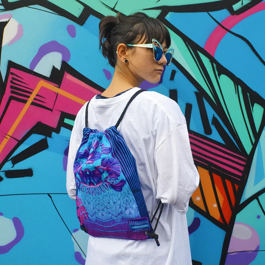 DIGITAL DRIFT DRAWSTRING BACK PACK
