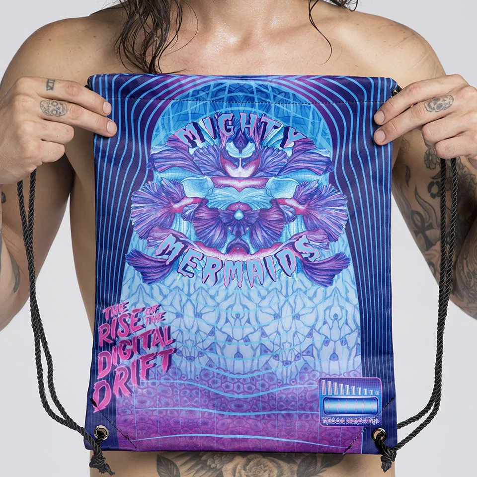 DIGITAL DRIFT DRAWSTRING BACK PACK