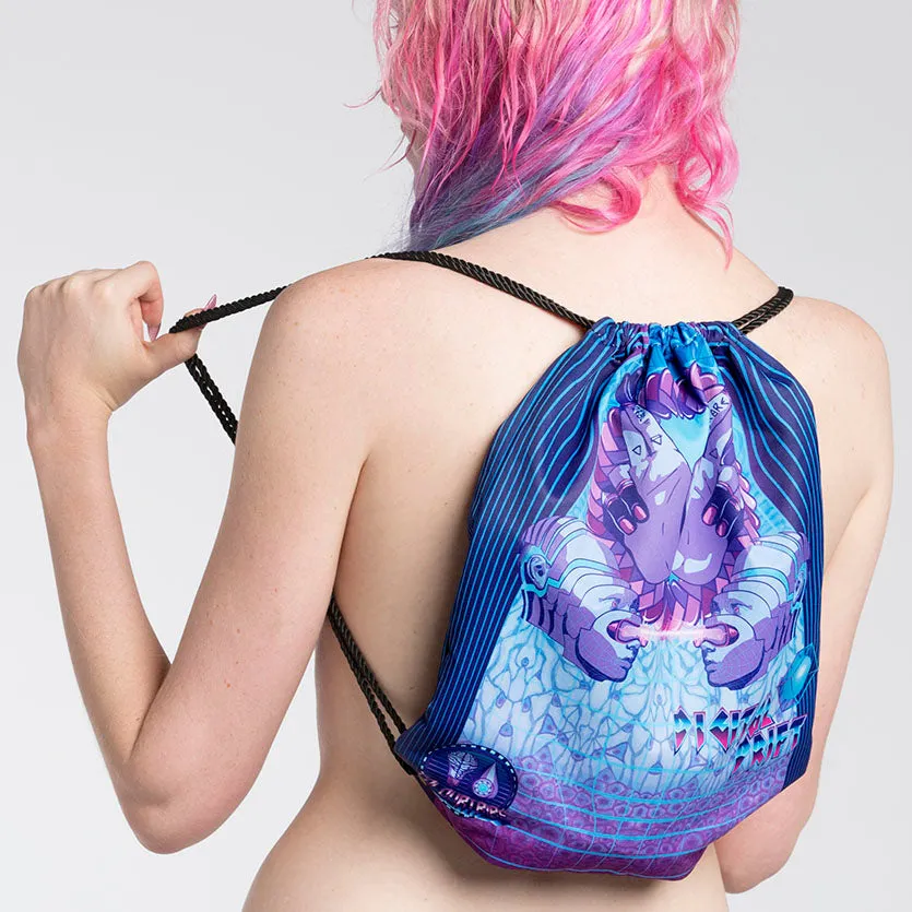 DIGITAL DRIFT DRAWSTRING BACK PACK