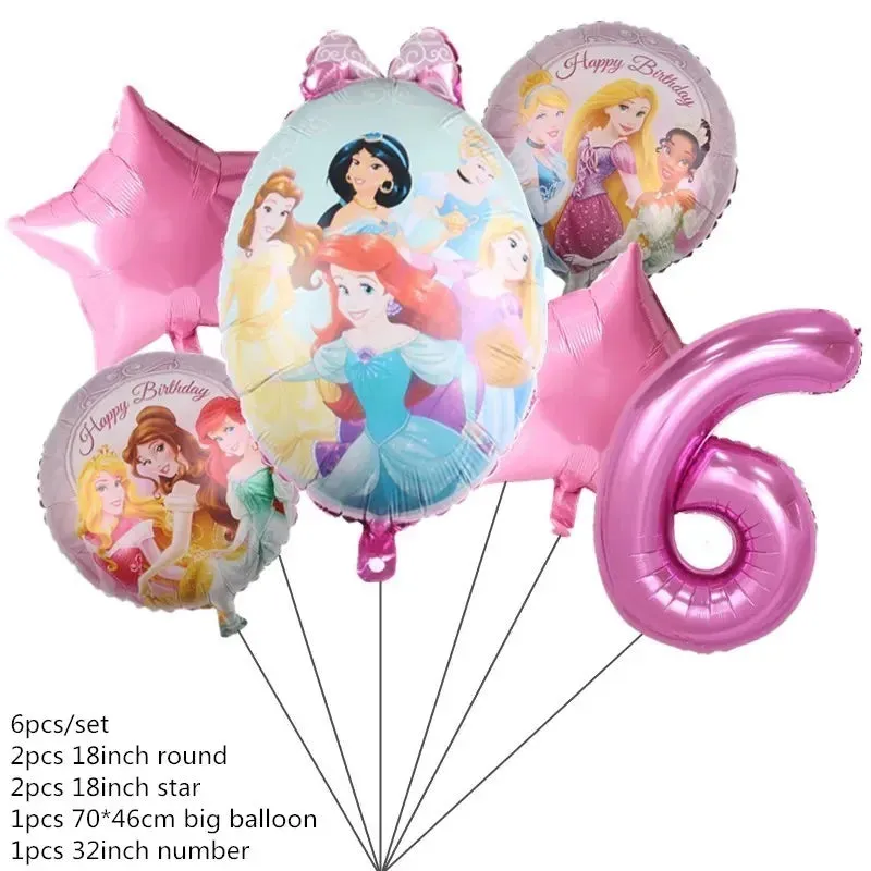 Disney Princess Happy Girl Child Birthday Theme Party Set
