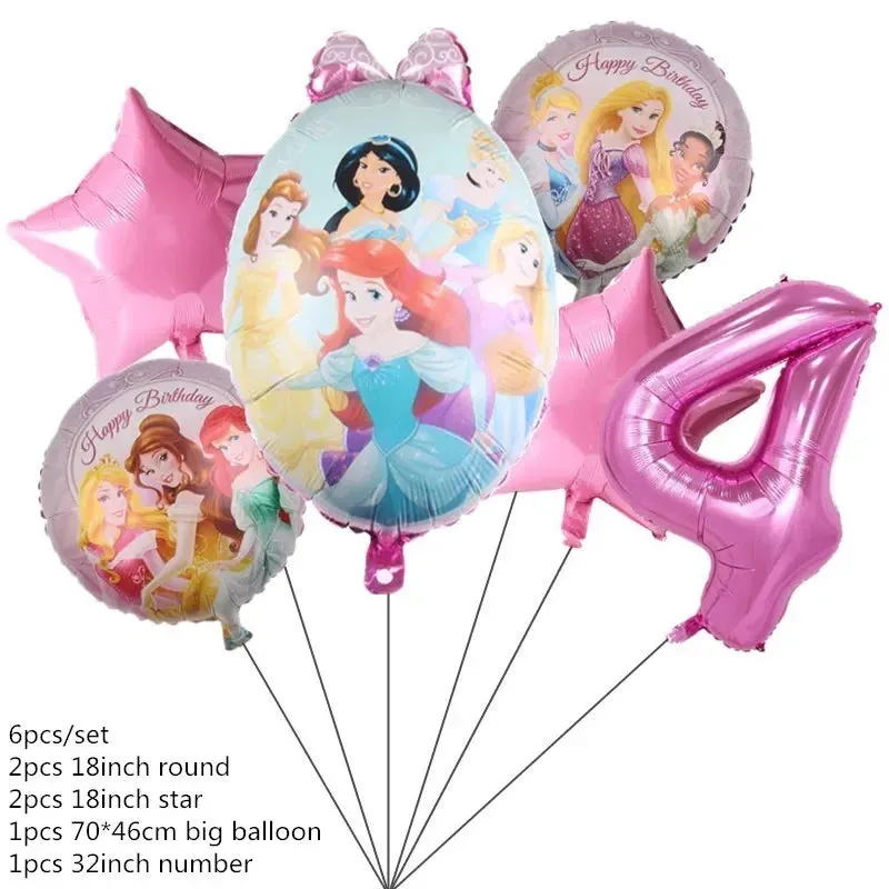 Disney Princess Happy Girl Child Birthday Theme Party Set