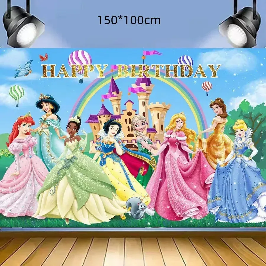 Disney Princess Happy Girl Child Birthday Theme Party Set