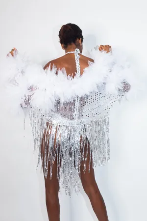 Divine Intervention II Bikini And Short Cape Set