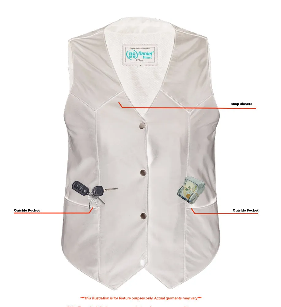 DS Women's Classic Plain Side Vest