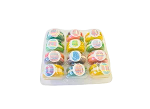 Easter Egg Rainbow Cookie Sandwiches