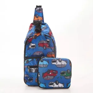 Eco Chic Lightweight Foldable Cross-Body Bag Mini Car