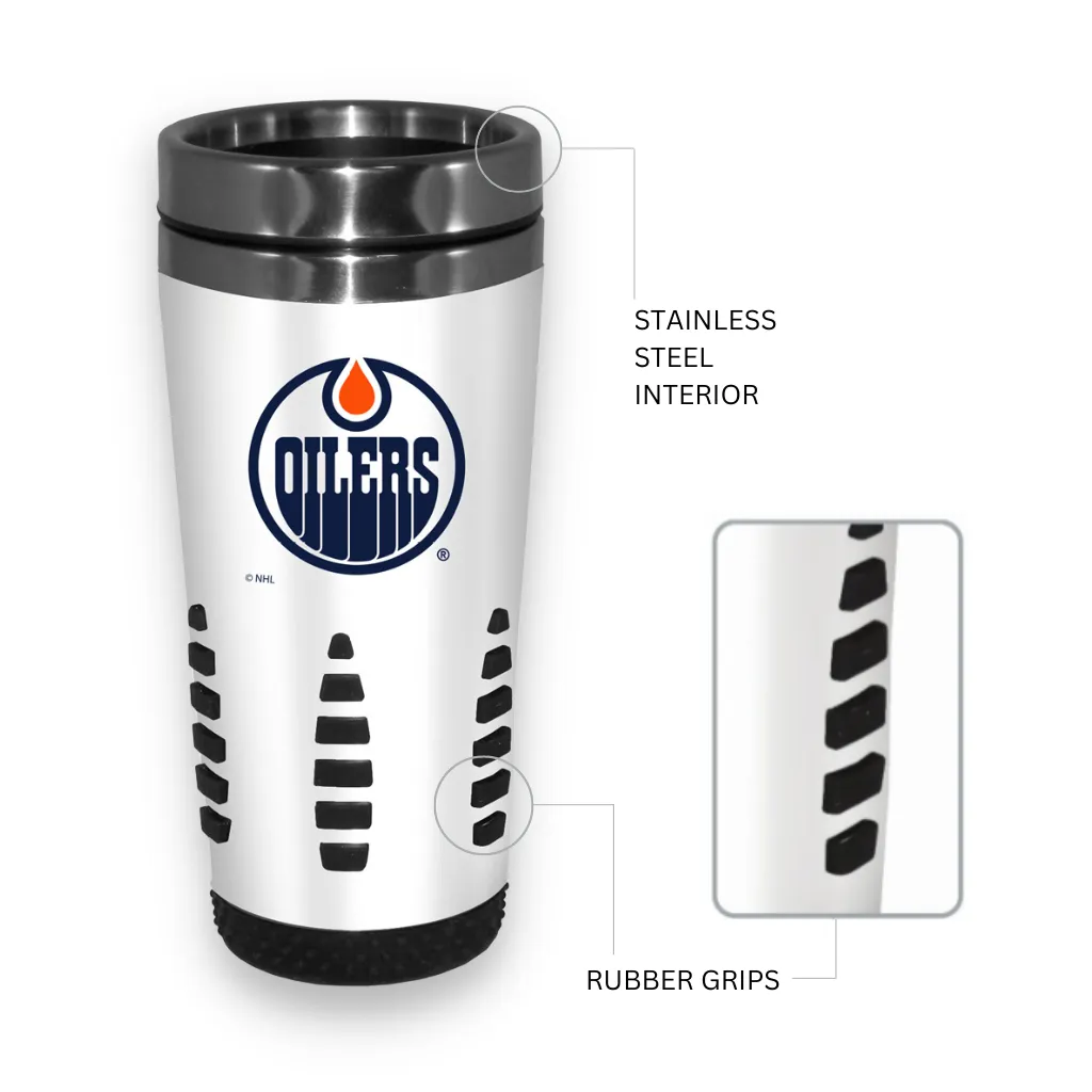 Edmonton Oilers Travel Mug | White Huntsville 16 oz