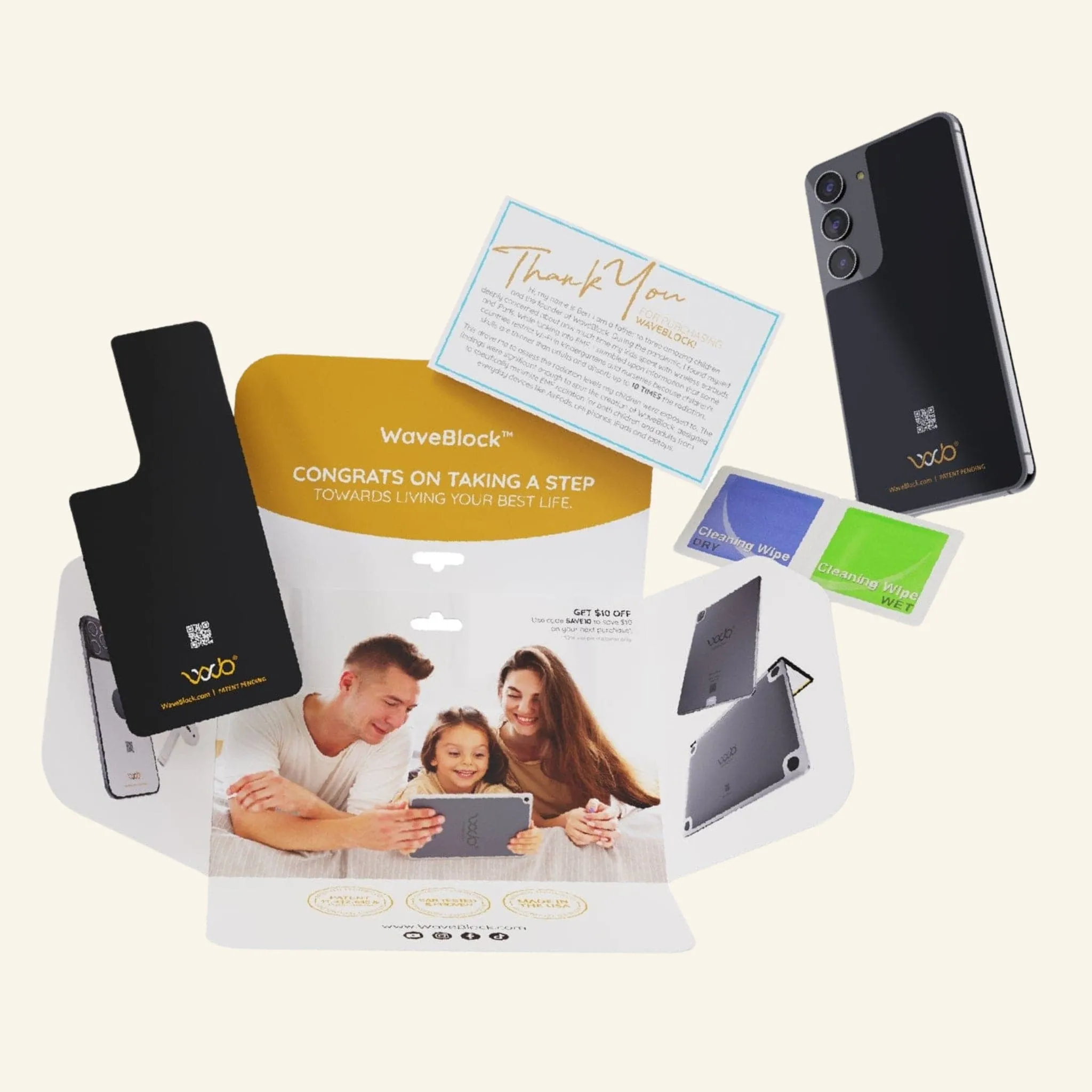 EMF Reducing Samsung Galaxy Stickers
